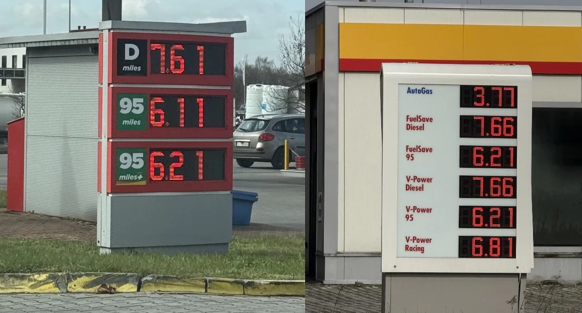 Życie miasta, Paliwa nowymi limitami Benzyna taniej diesel drożej - zdjęcie, fotografia