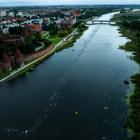 Marcin Smolik ukończył Castle Triathlon Malbork 2026. Fot. maratomania