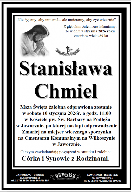 STANISŁAWA CHMIEL