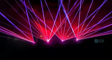 Pokaz laserowy Dan Event na finale WOŚP