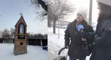 Kapliczka gietrzwałdzka czeka na poświęcenie. Jak podoba się mieszkańcom?
