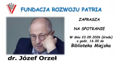 Spotkanie z doradcą prezydenta Karola Nawrockiego w Jaworznie. Dr Józef Orzeł gościem spotkania w Bibliotece Miejskiej