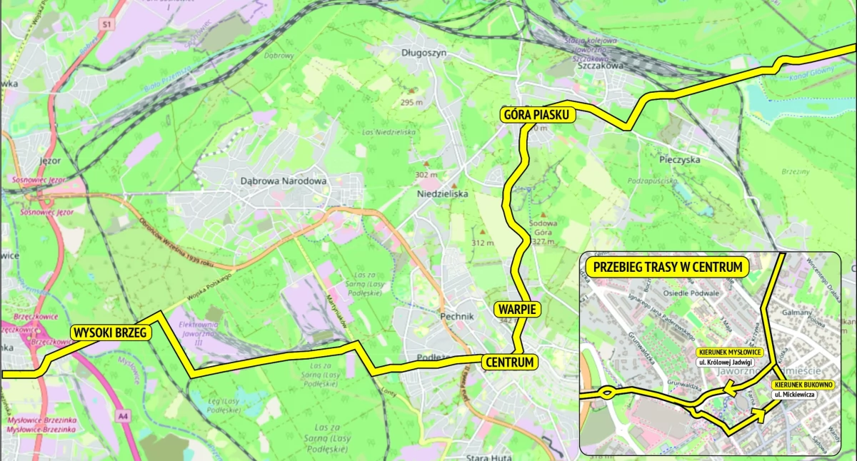 Tour de Pologne - Jaworzno Trasa