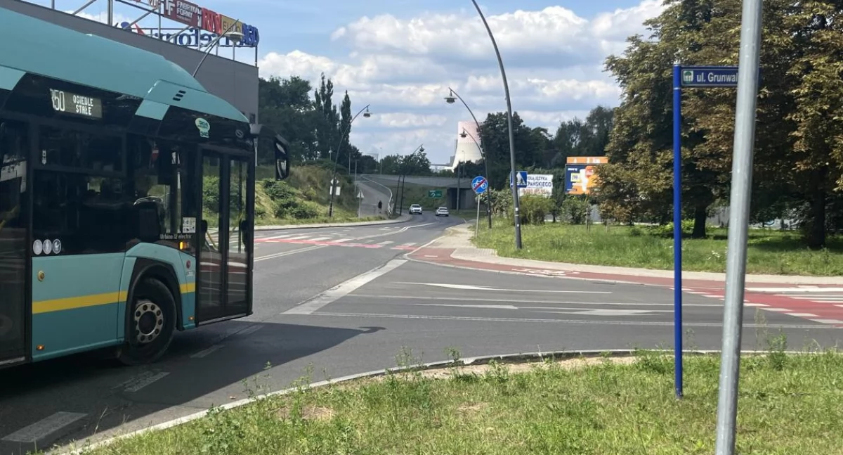 Grunwaldzka od.Nowa. Wadliwe skrzyżowanie ul. Grunwaldzkiej i Kolejowej  