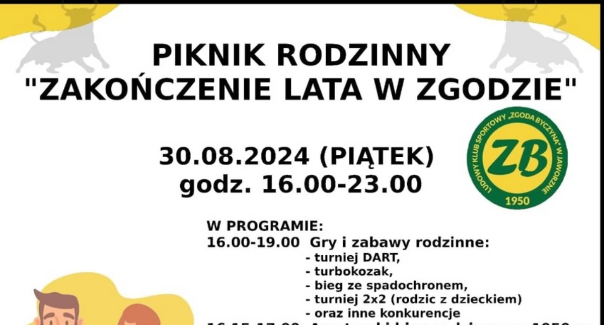 Rozrywka, Zakończenie Piknik rodzinny Zgody Byczyny - zdjęcie, fotografia