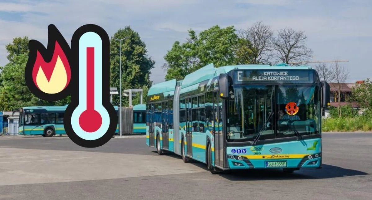 Interwencja, Niewłączona klimatyzacja autobusach Jaworzno Interwencja mieszkańców  - zdjęcie, fotografia