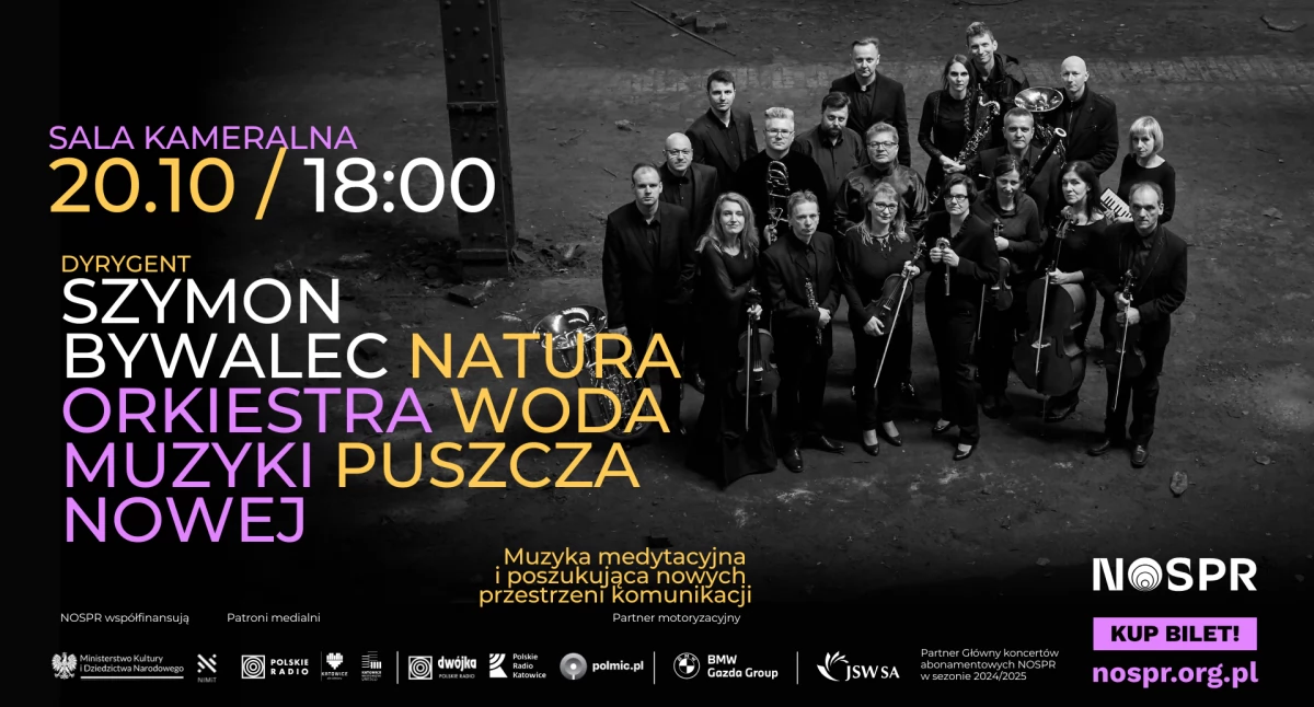 Kącik kulturalny, Orkiestra Muzyki Nowej zaproszenie koncert NOSPR - zdjęcie, fotografia