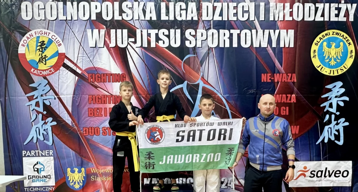 Sporty walki, Satori Jaworzno medalami Ogólnopolskiej Lidze jitsu - zdjęcie, fotografia