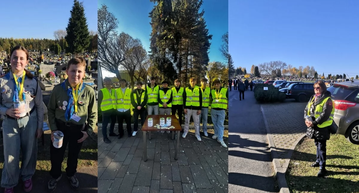 Wolontariusze kwestowali na cmentarzach 