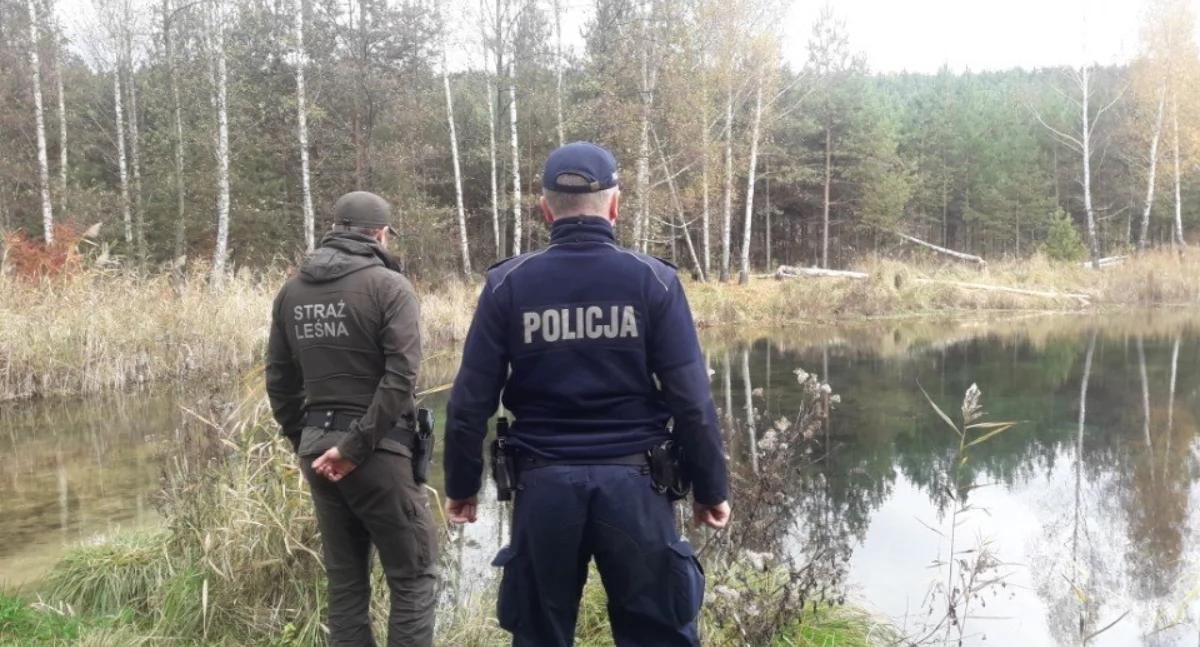 Komunikaty Policja, Wspólne patrole leśne - zdjęcie, fotografia