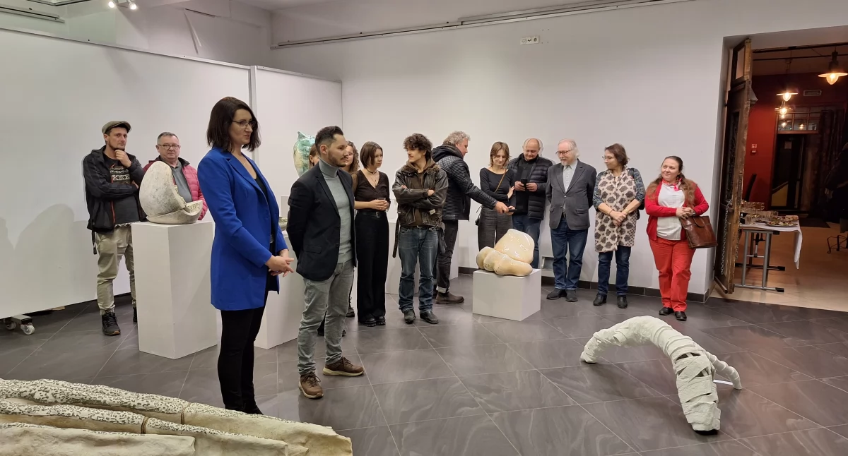 Kącik kulturalny, Wystawa „Ceramiczne horyzonty” czyli topniejące pingwiny - zdjęcie, fotografia