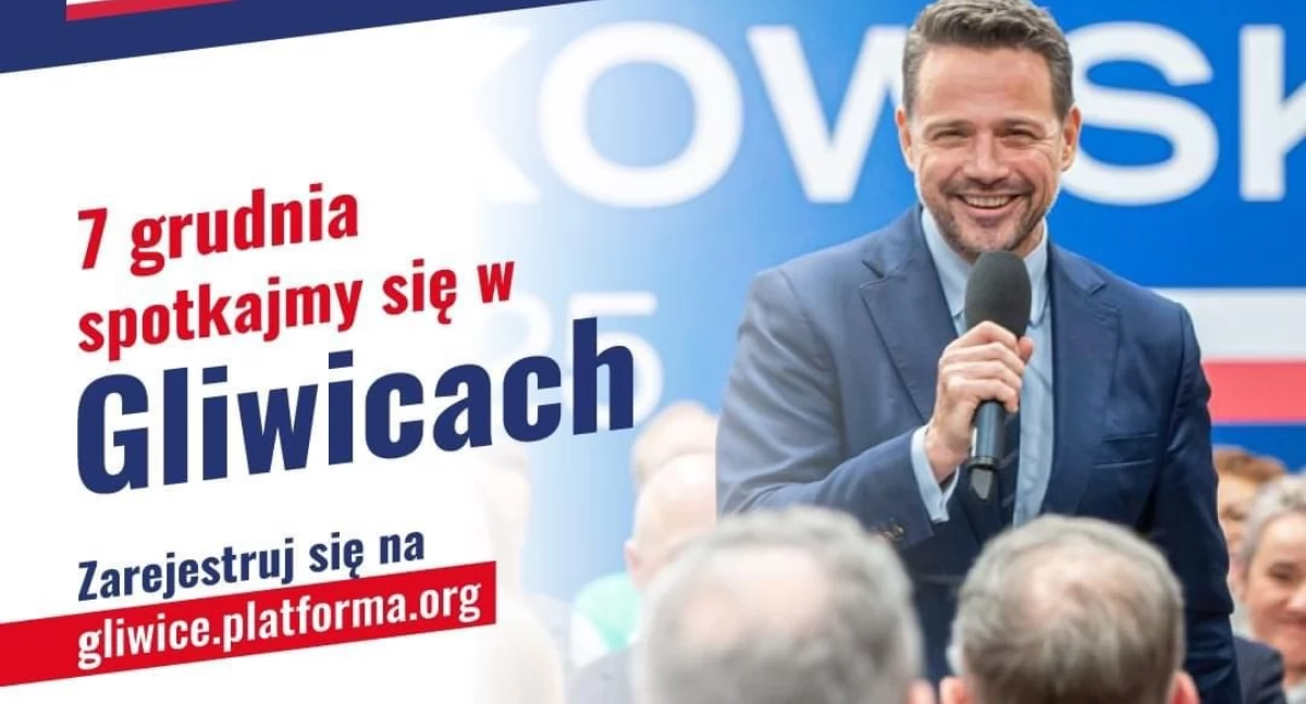 Polityka, Rafał Trzaskowski ogłosi swój program Gliwicach - zdjęcie, fotografia