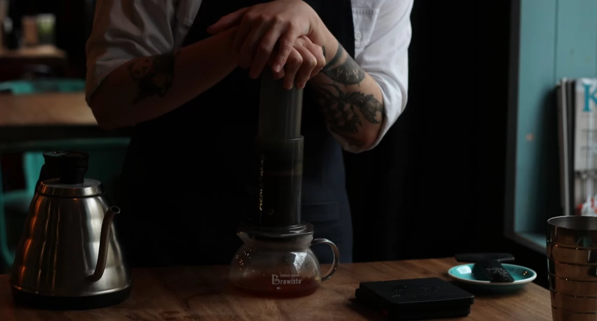 Informator / Materiały zewnętrzne , Aeropress alternatywna metoda parzenia - zdjęcie, fotografia