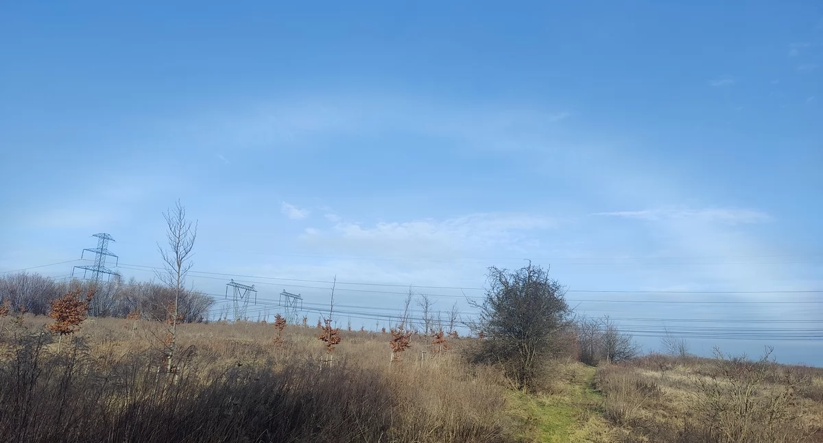 Życie miasta, Biała tęcza Jaworznie Niezwykle rzadkie zjawisko - zdjęcie, fotografia