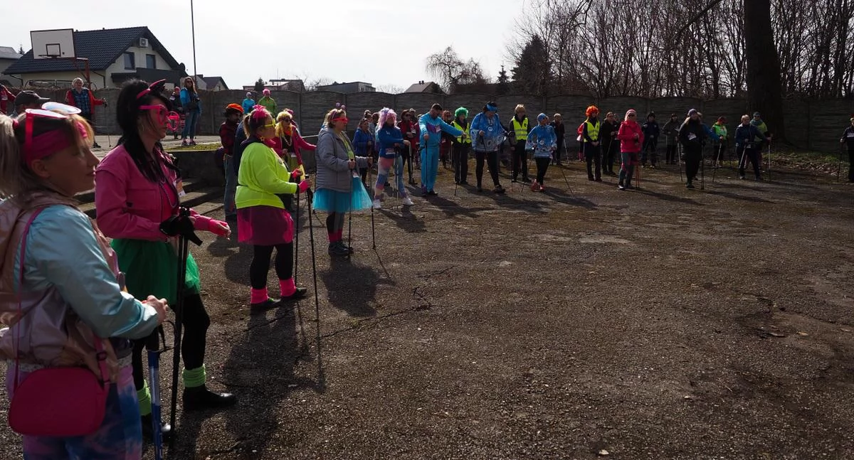 Życie miasta, Miejski Zimowy Nordic Walking lutym - zdjęcie, fotografia