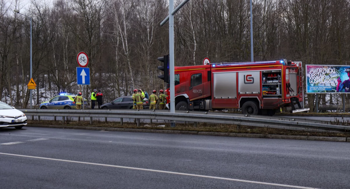 Wypadki drogowe, Kolizja Obrońców Września - zdjęcie, fotografia