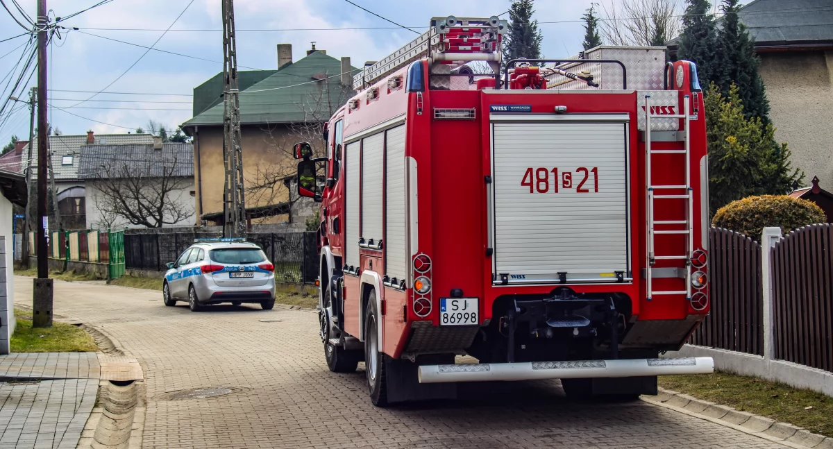 Pożary - Straż Pożarna, Tragedia Ciężkowicach żyje jedna osoba - zdjęcie, fotografia