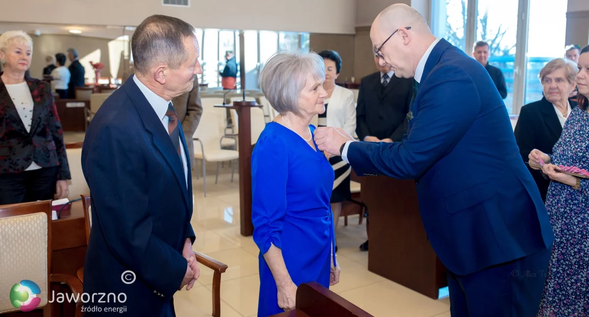 Pary z Jaworzna świętowały jubileusz 50-lecia pożycia małżeńskiego (fot. UM Jaworzno)