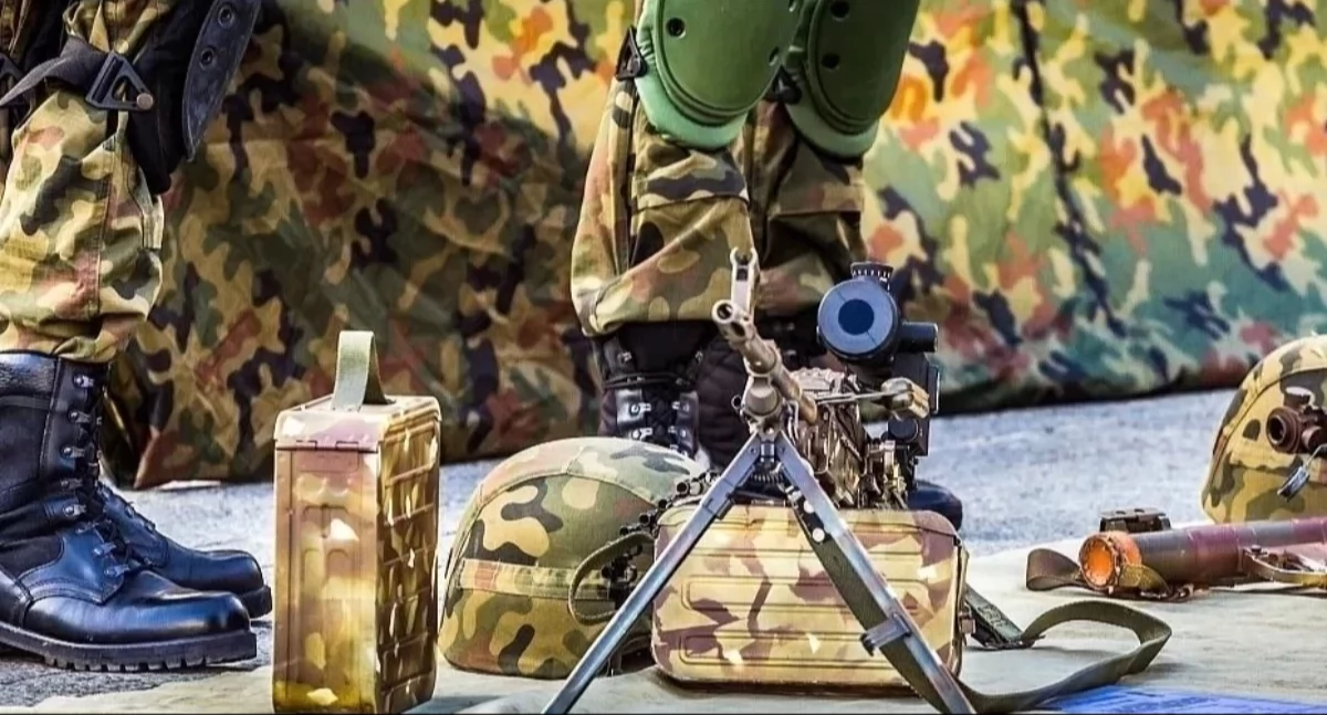 Życie miasta, kwalifikacja wojskowa - zdjęcie, fotografia
