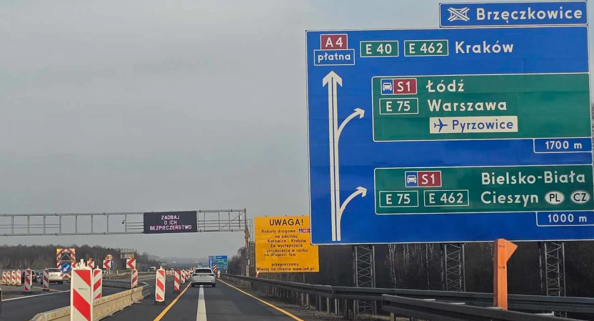 Autostrada A4, roboty drogowe