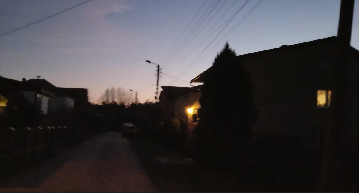 Życie miasta, oświetlenia Bartniczej - zdjęcie, fotografia