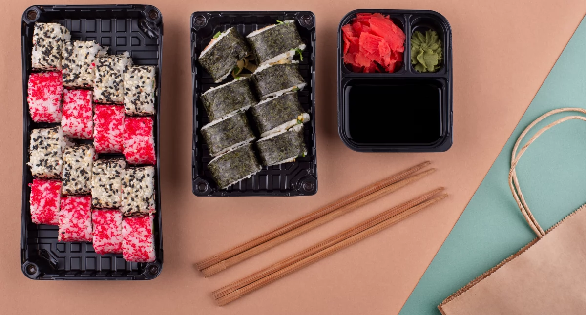 Informator / Materiały zewnętrzne , Sushi marketu ratunek razie niezapowiedzianych gości dobry pomysł - zdjęcie, fotografia