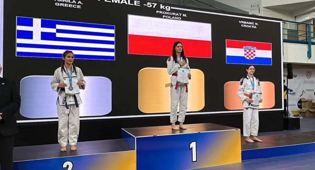 Marianna Prokurat ze złotym medalem Fot. Klub Sportowy Sparta Jaworzno
