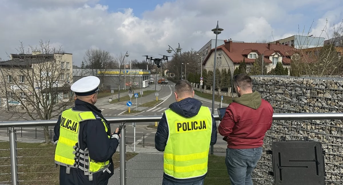 Życie miasta, Akcja Bezpieczny pieszy jaworznickich drogach - zdjęcie, fotografia