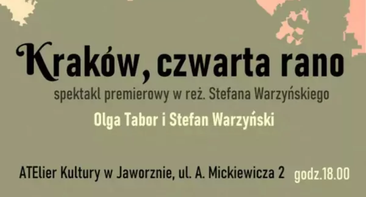 Kącik kulturalny, Kraków czwarta premiera Stefana Warzyńskiego - zdjęcie, fotografia