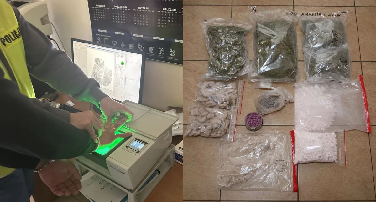 Komunikaty Policja, Kryminalni uderzają narkobiznes Przechwycono towaru - zdjęcie, fotografia