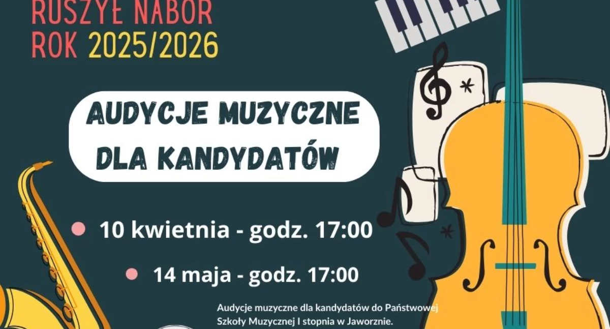 Edukacja, Jaworznicka szkoła muzyczna zaprasza audycję kandydatów rodziców - zdjęcie, fotografia