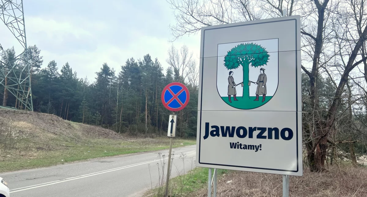 Życie miasta, Jaworzno Witamy! wjeździe Jaworzna - zdjęcie, fotografia