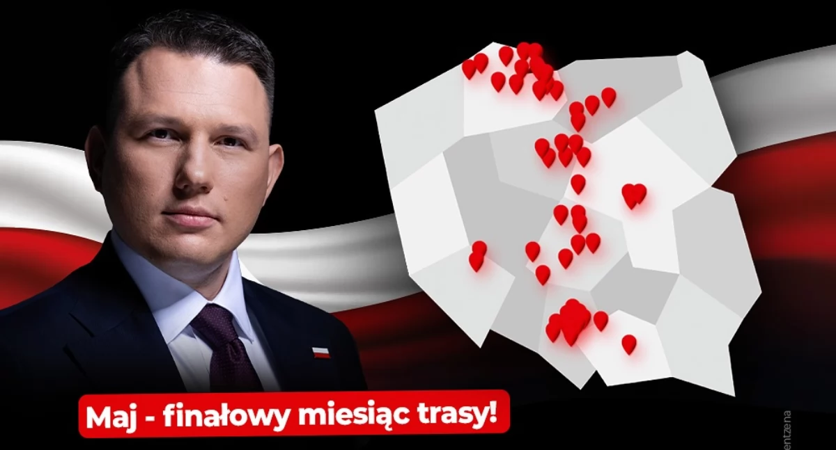 Życie miasta, Sławomir Mentzen Jaworznie początku - zdjęcie, fotografia