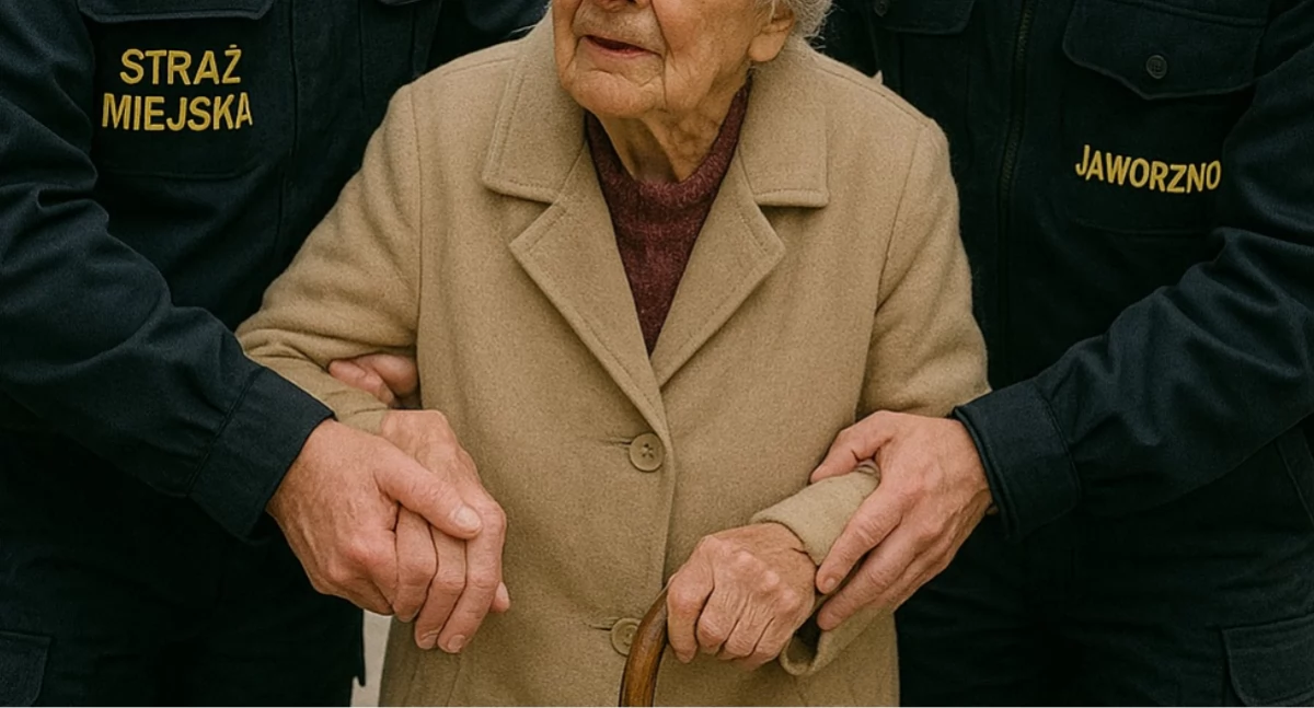 Życie miasta, Strażnicy miejscy pomogli seniorce mającej problemy pamięcią - zdjęcie, fotografia