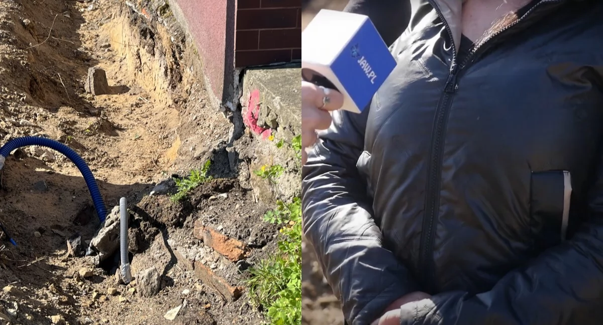 Interwencja, Konflikt sąsiedzki Długoszynie Kobieta oskarża sąsiada - zdjęcie, fotografia
