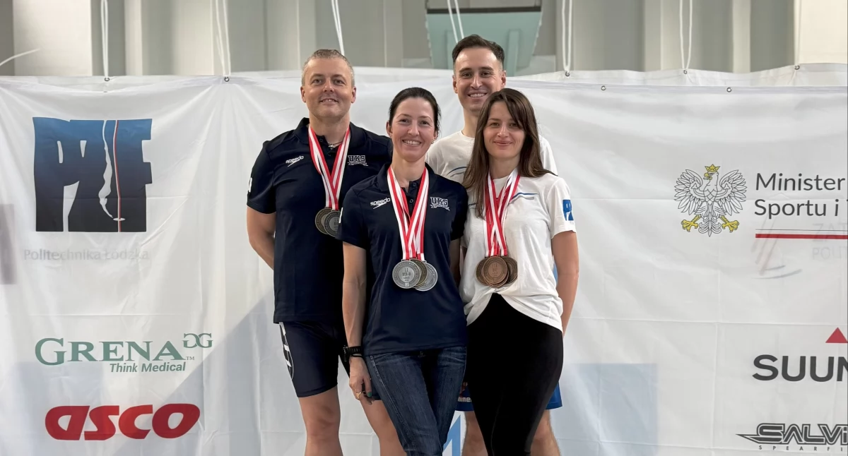 Sporty inne, Mistrzostwa Polski Freedivingu Zawodnicy Sport medalami awansem Kadry Narodowej - zdjęcie, fotografia