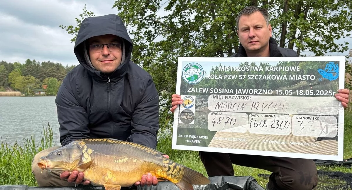 Życie miasta, Zawody łowieniu karpia Zalewie Sosina - zdjęcie, fotografia