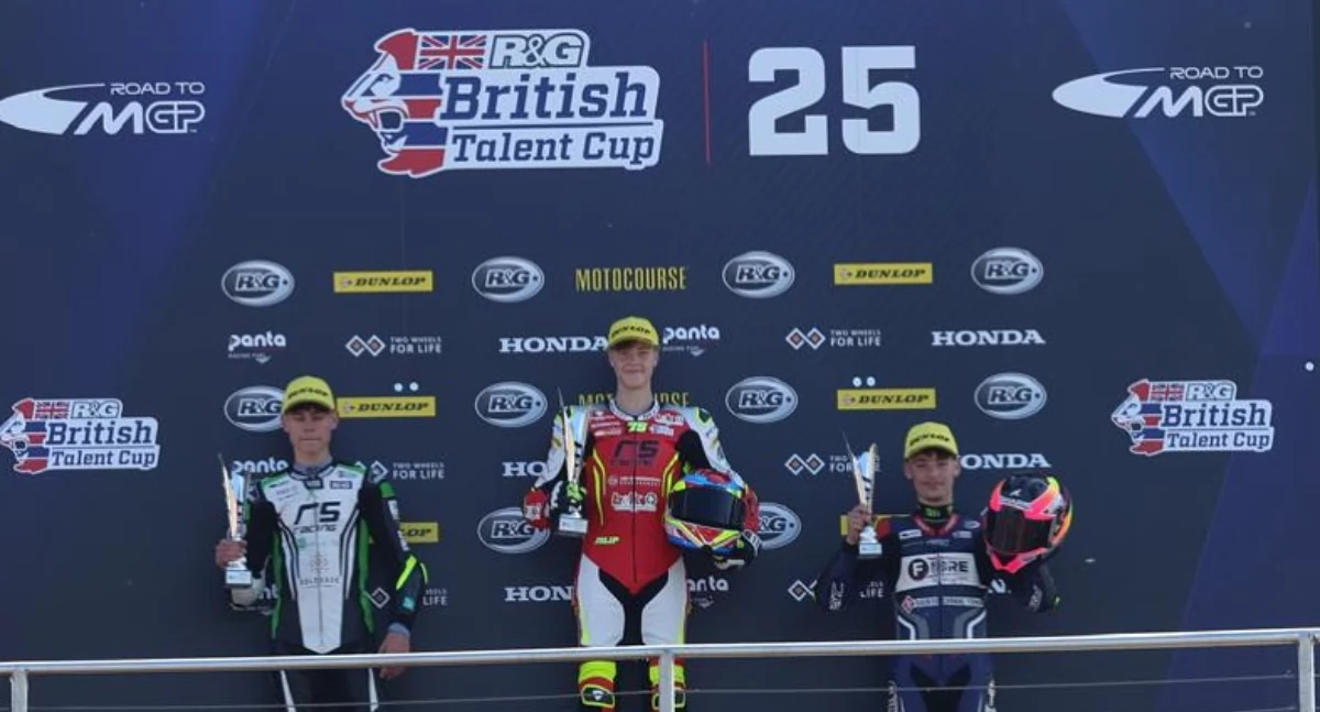 Filip Surowiak - pierwsze zwycięstwo w sezonie. Fot. Bristish Talent Cup