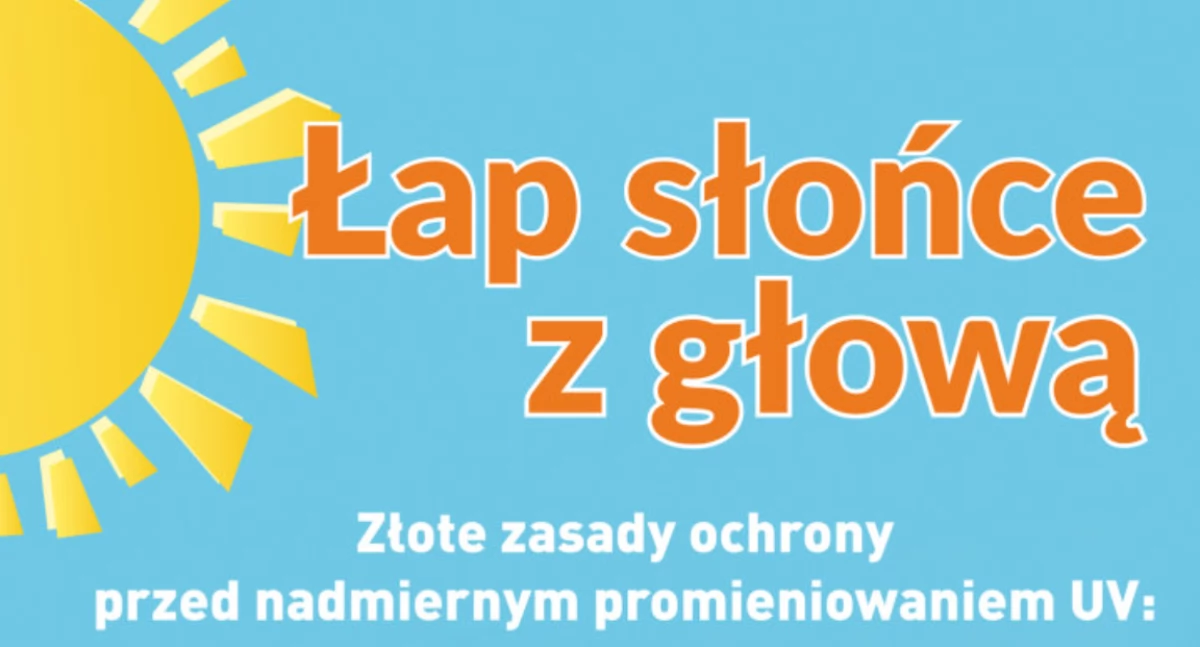Ludzie, Słońce Głową akcja informacyjna - zdjęcie, fotografia