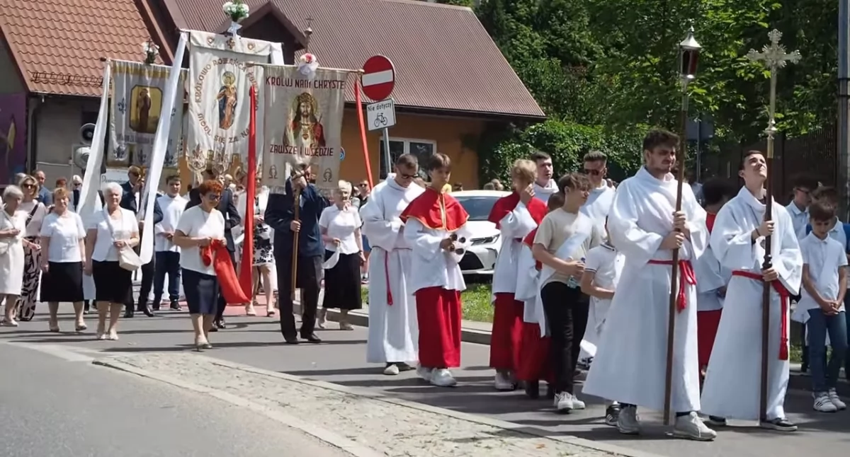 Uroczystości Bożego Ciała w jaworznickiej Kolegiacie, 2024 r. 