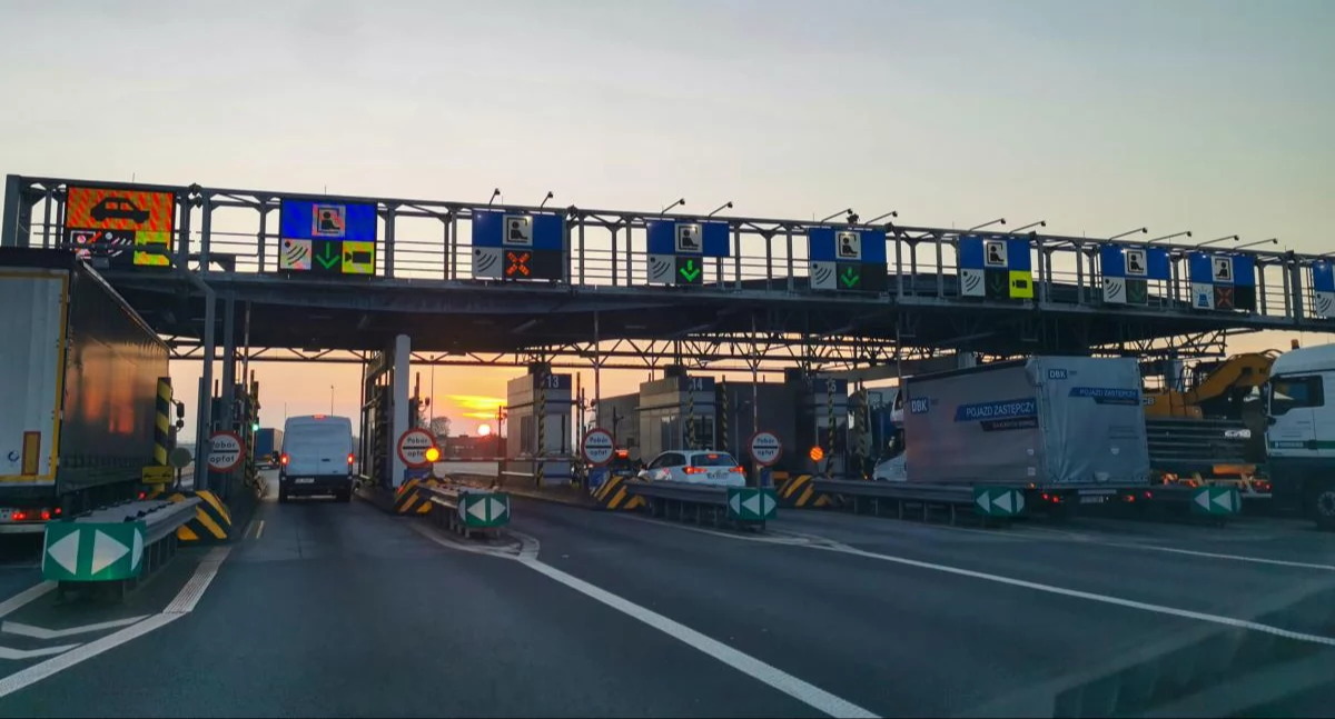 Drogi Jaworzno, Autostrada między Krakowem Katowicami opłat - zdjęcie, fotografia
