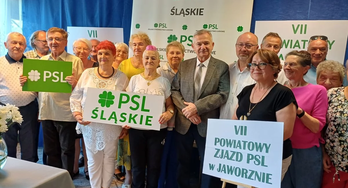 Życie miasta, Powiatowy Zjazd Polskiego Stronnictwa Ludowego Jaworznie - zdjęcie, fotografia