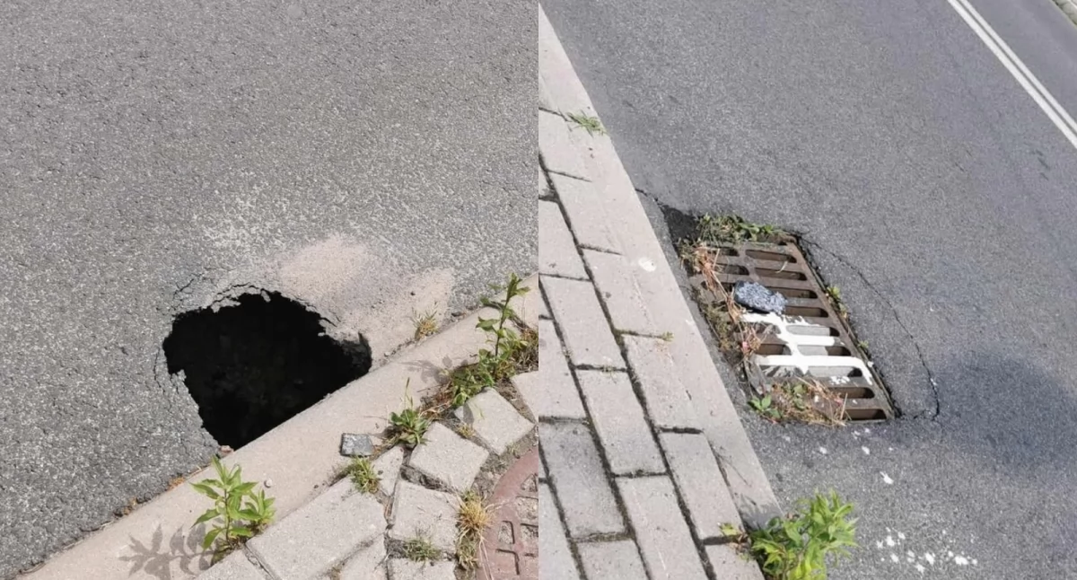 Uszkodzenia w infrastrukturze. Fot: czytelniczka.