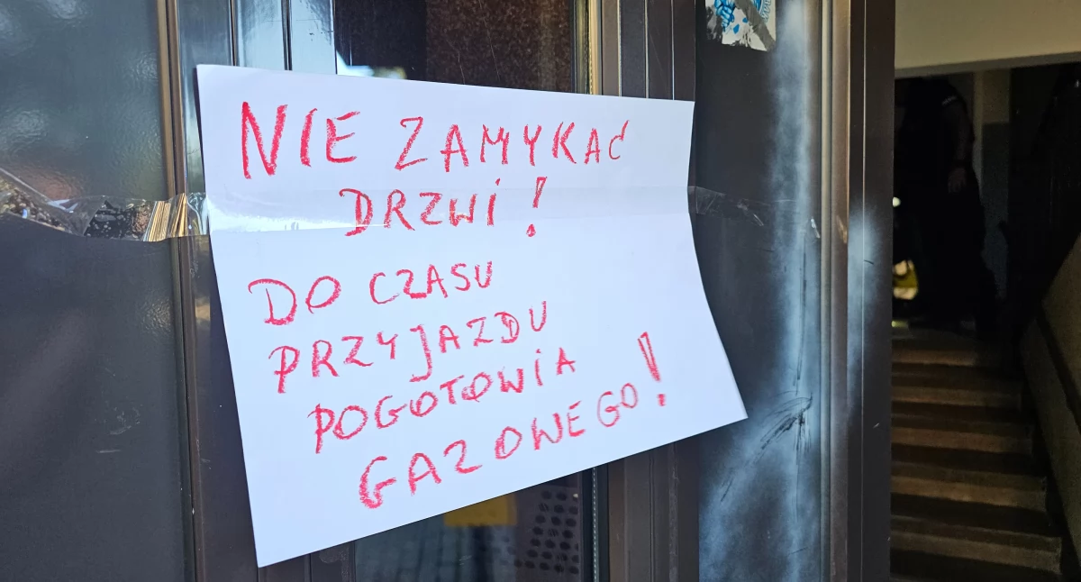 Wyciek gazu w bloku 