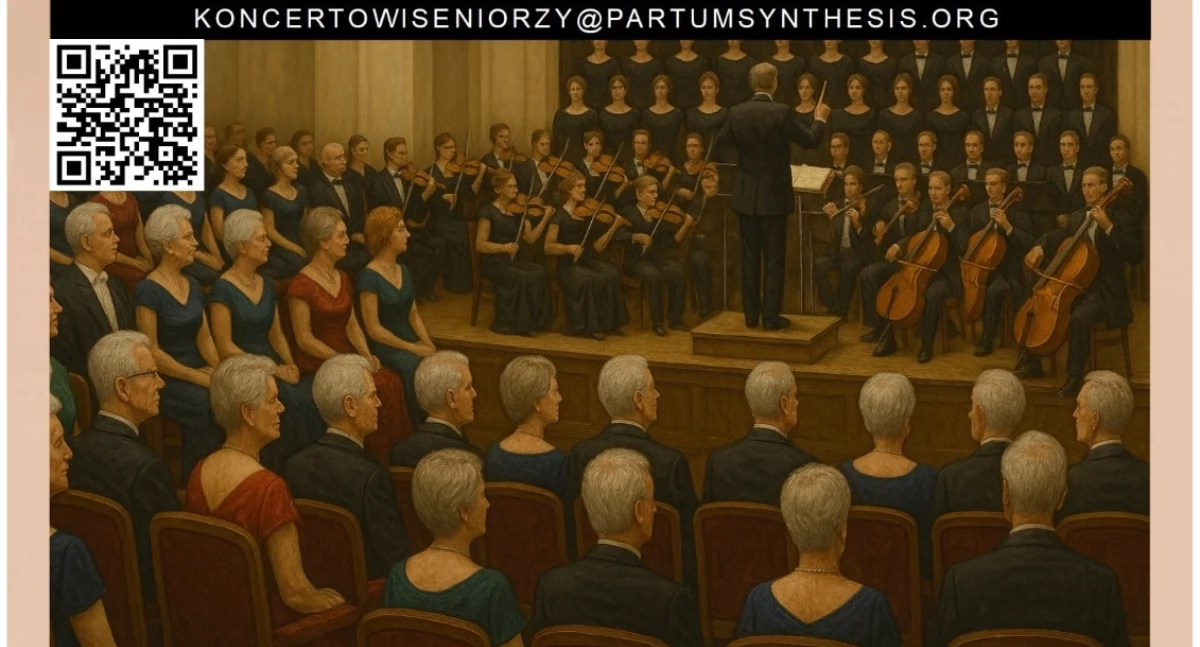 Kącik kulturalny, Koncertowi Seniorzy radość uśmiech zaproszenie Filharmonii Śląskiej - zdjęcie, fotografia