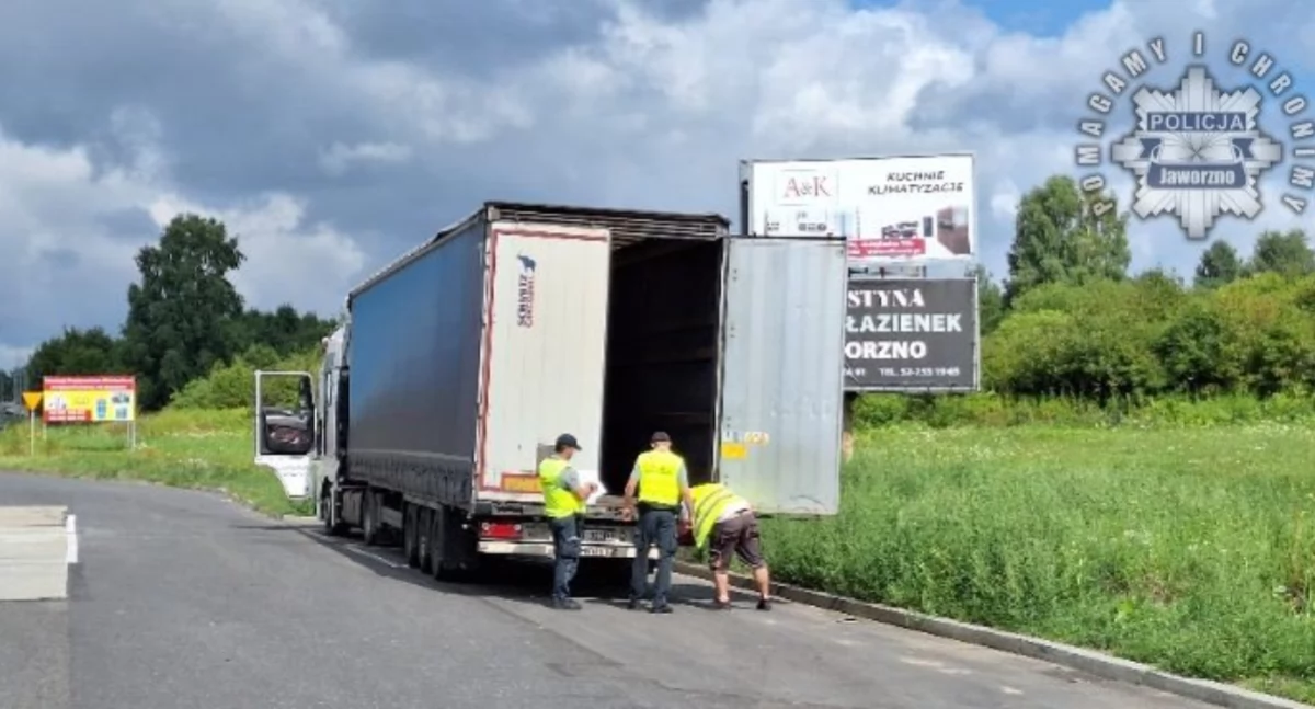 Komunikaty Policja, Kontrola tachografów Jaworznie Policja kontroluje - zdjęcie, fotografia