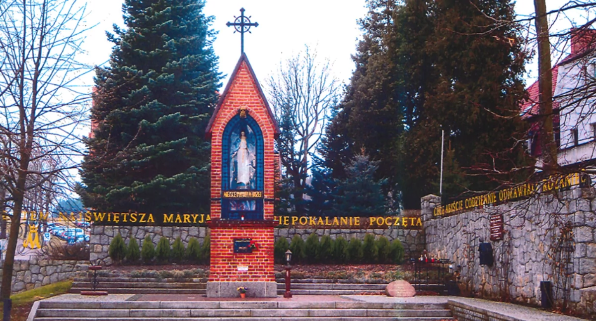 Kościół, Kapliczka Gietrzwałdzka centrum Jaworzna „150 kapliczek Bałtyku Tatr” - zdjęcie, fotografia