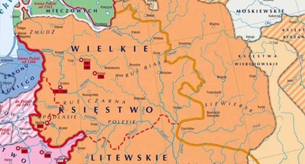 Wielkie Księstwo Litewskie (źródło: Wikipedia)