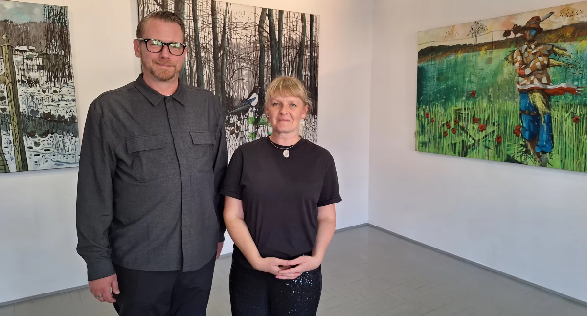 Kącik kulturalny, Wystawa Jarosława Bednarza czyli całkiem ładna sztuka współczesna - zdjęcie, fotografia