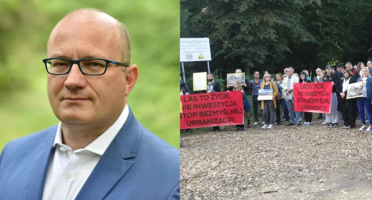 Życie miasta, Radny województwa obronie Dąbrowie Narodowej uszanowanie sprzeciwu mieszkańców - zdjęcie, fotografia